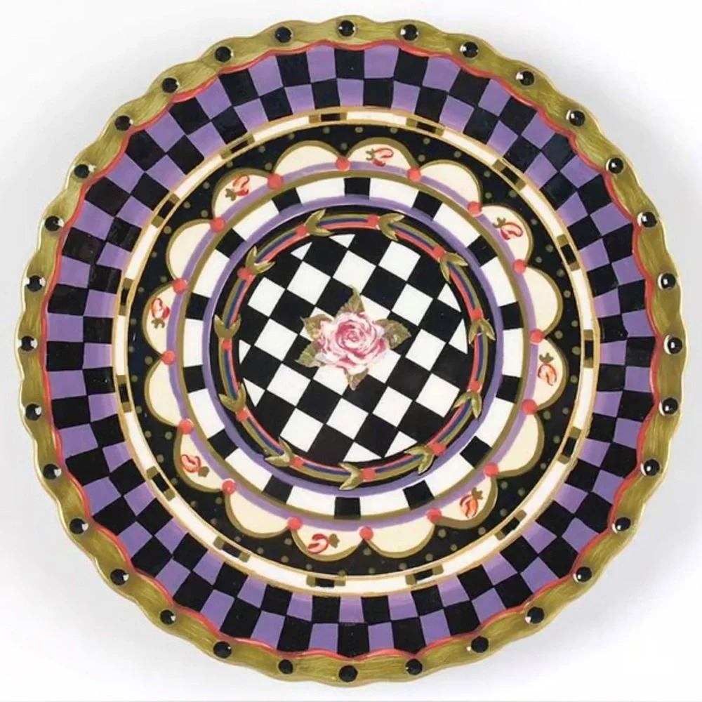AMBER ROSE by NANETTE VACHER for AMBIANCE COLLECTION RARE SALAD PLATE